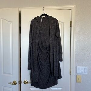 Athleta Charcoal Knit Cardigan